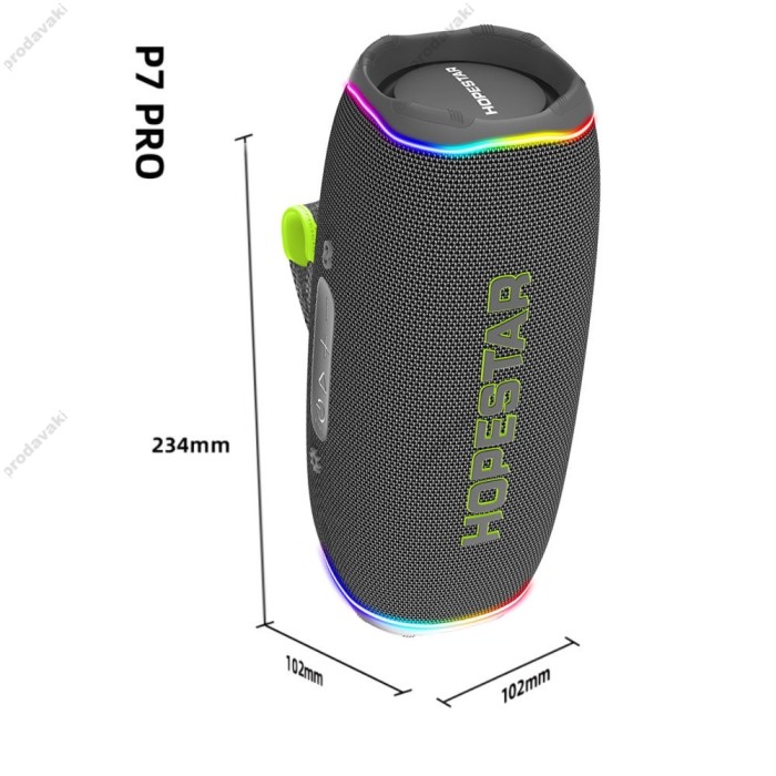 Портативна колонка Bluetooth Hopestar P7 Pro 46W Grey